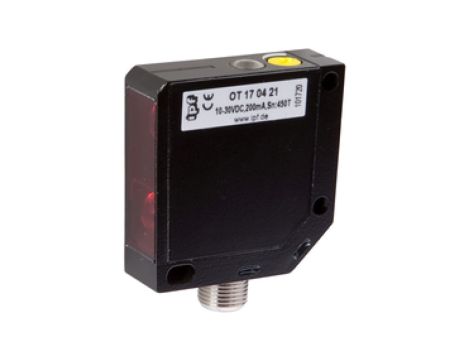 Czujnik optyczny odbiciowy 50x50x15mm Sn: 20-450mm 10-30VDC PNP złącze M12 4-PIN IP67 OT170421