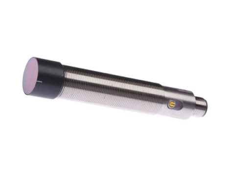 Czujnik laserowy odbiciowy M8x1 dł: 106mm Sn: 10m 12-32V DC PNP/NPN złącze M12 4pin IP67 PE18C715