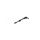Wtyk DC 5.5X2.1 kątowy czarny 15cm 22awg