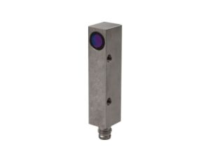Czujnik laserowy odbiciowy 64x14x12mm fi0,3mm Sn: 1m 12-32VDC PNP/NPN złącze M8 3-PIN PE130171