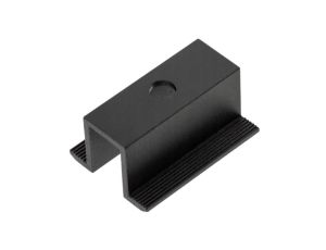 Klamra montażowa PV środkowa 50mm szerokość 19,2mm czarna