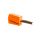 Wtyk bananowy pomaranczowy 215-211 /50szt./