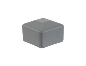 Zaślepka nasadka kwadratowa na szynę 40x40mm do profilu montażowego PV szara