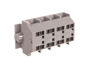 Listwa zaciskowa 4-przewodowa 4mm2 4-torowa szara mocowanie śrubowe 262-204 /100szt./