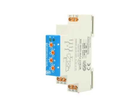 Przekaźnik czasowy styki 2Px8A AC1 12-240VAC/DC MTR17-TVW-U240-208