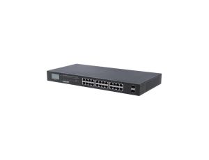 Switch Gigabit 24x RJ45 PoE+, 2x SFP, wyświetlacz LCD 561242
