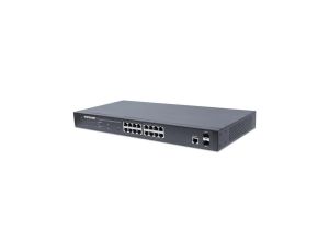 Switch Gigabit zarządzalny 16x RJ45 PoE+ / 2 sloty SFP 561198
