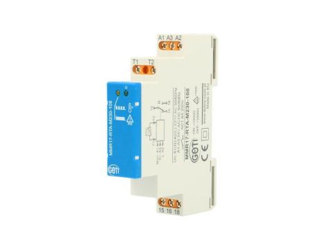 Przekaźnik rezystancyjny do kontroli temperatury napięcie zasilania 230VAC i 24VAC/DC MMR17-RTA-M230-108