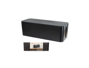 organizer do kabli - cable box L, czarny,CB-1/B
