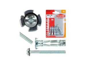 Kołek stalowy typu MOLLY M4x38 /6szt./