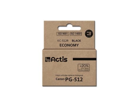 Tusz ACTIS KC-512R (zamiennik Canon PG-512 Standard 15 ml czarny)