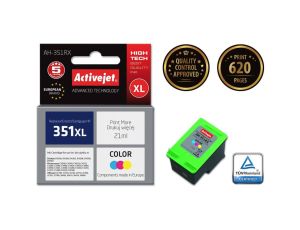 Tusz Activejet AH-351RX (zamiennik HP 351XL CB338EE Premium 21 ml kolor)