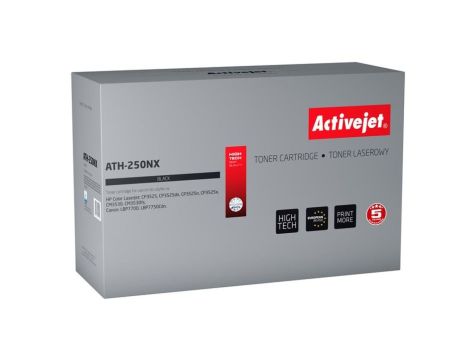 Toner Activejet ATH-250NX (zamiennik HP 504X CE250X, Canon CRG-723HB Supreme 10500 stron czarny)
