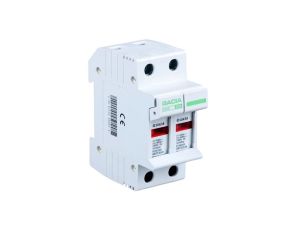 Podstawa bezpiecznikowa PV z kontrolką 2P 10x38mm 32A 1000V DC / Gacia