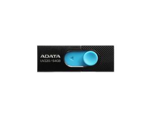 Pendrive ADATA UV220 AUV220-64G-RBKBL (64GB USB 2.0 kolor czarny)