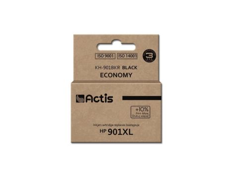 Tusz ACTIS KH-901BKR (zamiennik HP 901XL CC654AE Standard 20 ml czarny)