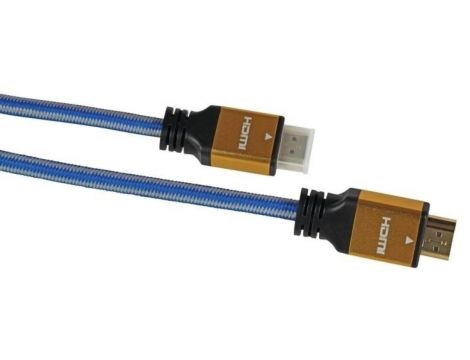 Kabel IBOX HD04 ULTRAHD 4K 1,5M V2.0 ITVFHD04 (HDMI M - HDMI M 1,5m kolor niebieski)