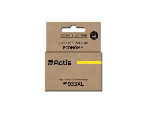 Tusz ACTIS KH-933YR (zamiennik HP 933XL CN056AE Standard 13 ml żółty)