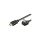 Kabel HDMI/HDMI V1.4 M/M Ethernet Kątowy Czarny 5M ICOC HDMI-LE-050
