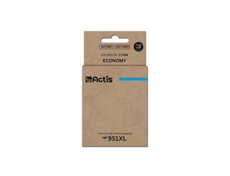Tusz ACTIS KH-951CR (zamiennik HP 951XL CN046AE Standard 25 ml niebieski)