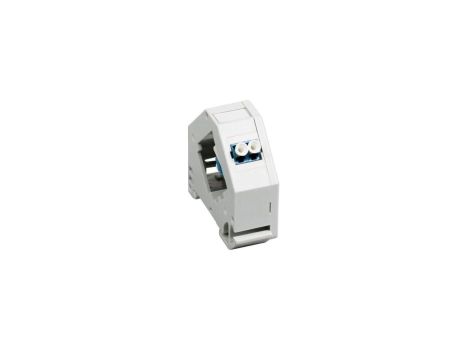 Uchwyt adapter na szynę DIN ze złączem LC Duplex Singlemode