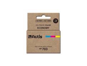Tusz ACTIS KH-703CR (zamiennik HP 703 CD888AE Standard 12 ml kolor)