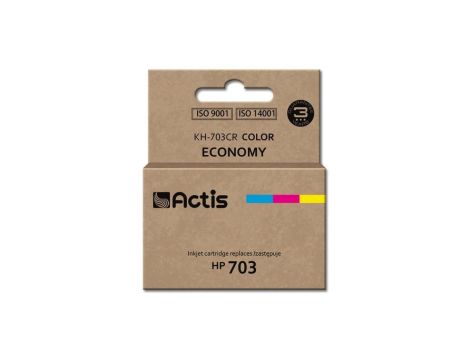 Tusz ACTIS KH-703CR (zamiennik HP 703 CD888AE Standard 12 ml kolor)