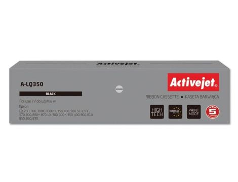 Taśma Activejet A-LQ350 (zamiennik Epson S015633 Supreme czarny)