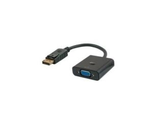 Adapter SAVIO CL-90 (DisplayPort M - D-Sub (VGA) F 0,20m kolor czarny)