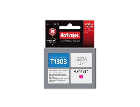 Tusz Activejet AE-1303N (zamiennik Epson T1303 Supreme 18 ml czerwony)
