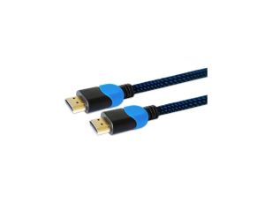 Kabel SAVIO GCL-05 (HDMI M - HDMI M 3m kolor czarno-niebieski)