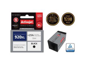 Tusz Activejet AH-920BCX (zamiennik HP 920XL CD975AE Premium 50 ml czarny)