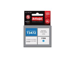 Tusz Activejet AE-34CNX (zamiennik Epson 34XL T3472 Supreme 14 ml niebieski)