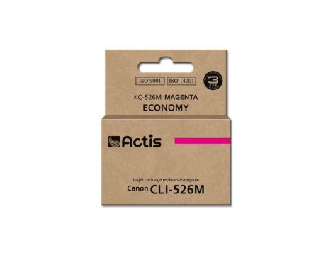 Tusz ACTIS KC-526M (zamiennik Canon CLI-526M Standard 10 ml czerwony)