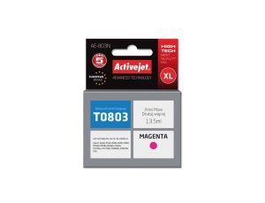 Tusz Activejet AE-803N (zamiennik Epson T0803 Supreme 13.5 ml czerwony)