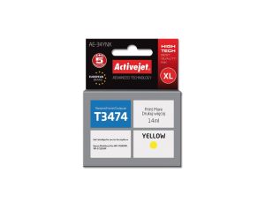 Tusz Activejet AE-34YNX (zamiennik Epson 34XL T3474 Supreme 14 ml żółty)