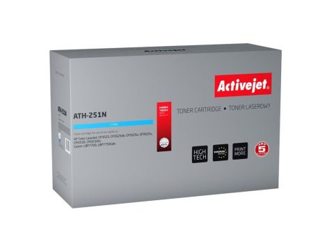 Toner Activejet ATH-251N (zamiennik HP 504A CE251A, Canon CRG-723C Supreme 7000 stron niebieski)