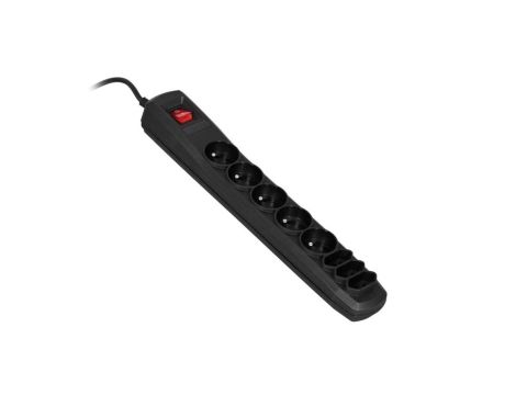 Listwa przeciwprzepięciowa Activejet APN-8g/3m-BK (3 x Typ C, 5 x UTE 10 A 3m kolor czarny)