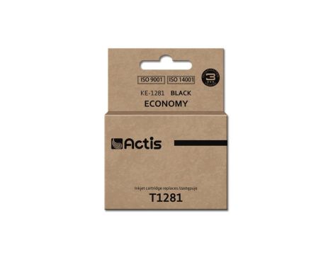 Tusz ACTIS KE-1281 (zamiennik Epson T1281 Standard 15 ml czarny)
