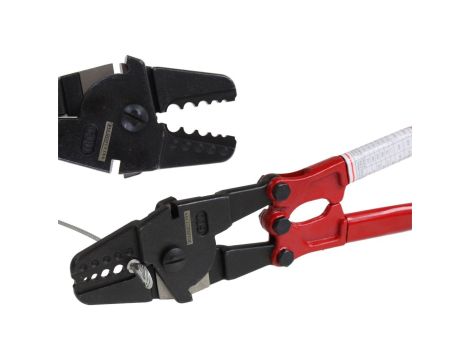 Praska do linek stalowych 1,5mm - 5 mm / Zaciskarka do linek stalowych PL24
