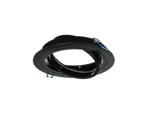 Oprawa OPAL AR111 ES111 okrągła czarna drapana z czarnym ringiem aluminiowa 5903260414233