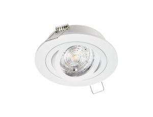 Oprawa OPAL okrągła biała piaskowana aluminiowa