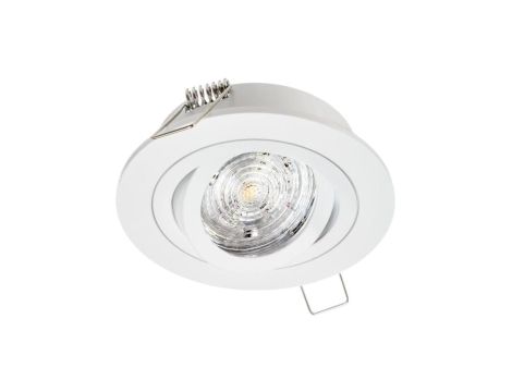 Oprawa OPAL okrągła biała piaskowana aluminiowa