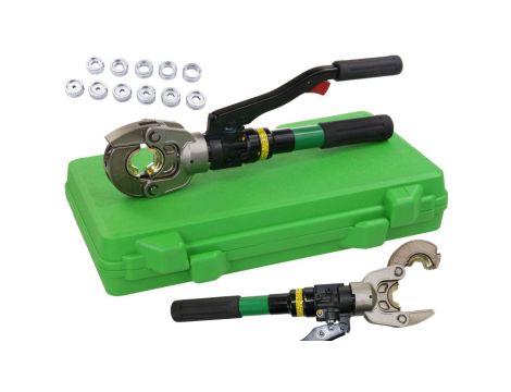 Praska hydrauliczna z matrycami 10-300 PH-60-CK/SET 10-300 mm2 / Zaciskarka 10-16-25-35-50-70-95-120-150-185-240-300mm2 / ZESTAW
