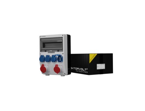 Rozdzielnica budowlana TD 2x16A 4x230V gniazda Mennekes Doktorvolt 6879