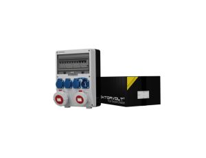 Rozdzielnica budowlana TD-S/FI 32A 16A 4x230V gniazda Mennekes Doktorvolt 2466
