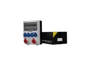 Rozdzielnica budowlana TD-S/FI 2x16A 4x230V gniazda Mennekes Doktorvolt 6862