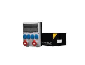 Rozdzielnica budowlana TD-S/FI 2x32A 4x230V gniazda Mennekes Doktorvolt 9344