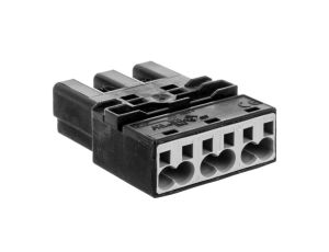 Wtyk 3-torowy czarny 770-213 WINSTA /100szt./