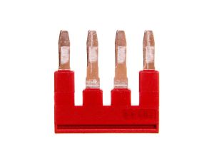 Mostek wtykany 4-biegunowy 6,2mm 32A czerwona FBS 4-6 3030255 /50szt./